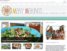 Tablet Screenshot of manymakings.com